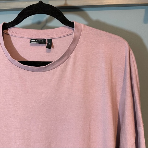ASOS Design Oversized T-Shirt in Washed Elderberry Purple - Picture 3 of 6